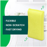 Scotch-Brite Dobie Non-Scratch All-Purpose Scrub Pads, 12 Total Pads (6 Packs of 2), Reusable Scouring Sponges for Kitchen & Bathroom, Safe on