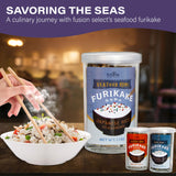 Fusion Select Furikake Rice Seasoning - Komi Furikake Seasoning Mix with Shrimp, Bonito Flakes - Japanese Spices Topper for Noodles, Onigiri, Salad