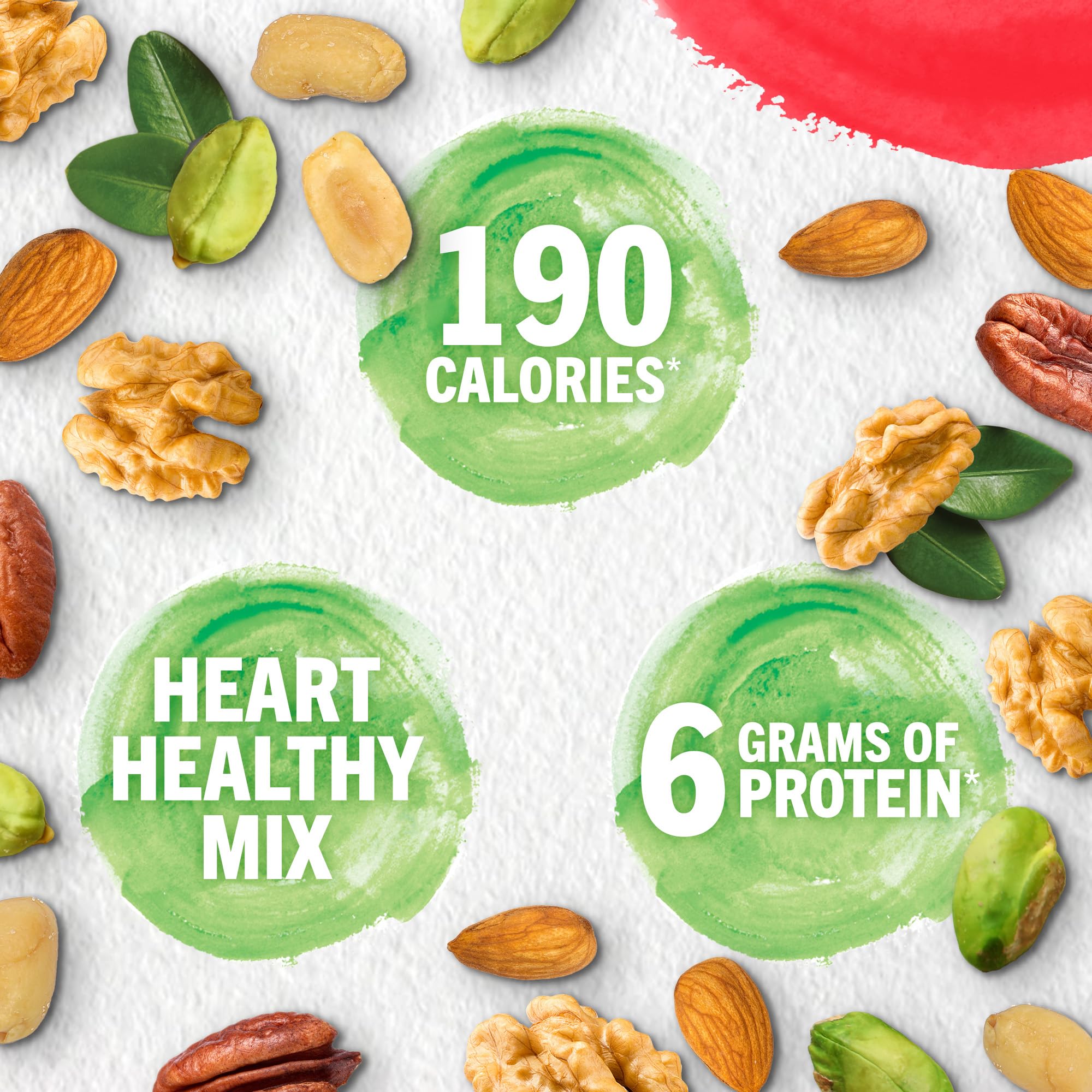 PLANTERS NUT-rition Heart Healthy Nut Mix, Snack Mix, 7.5 oz, 7 Count