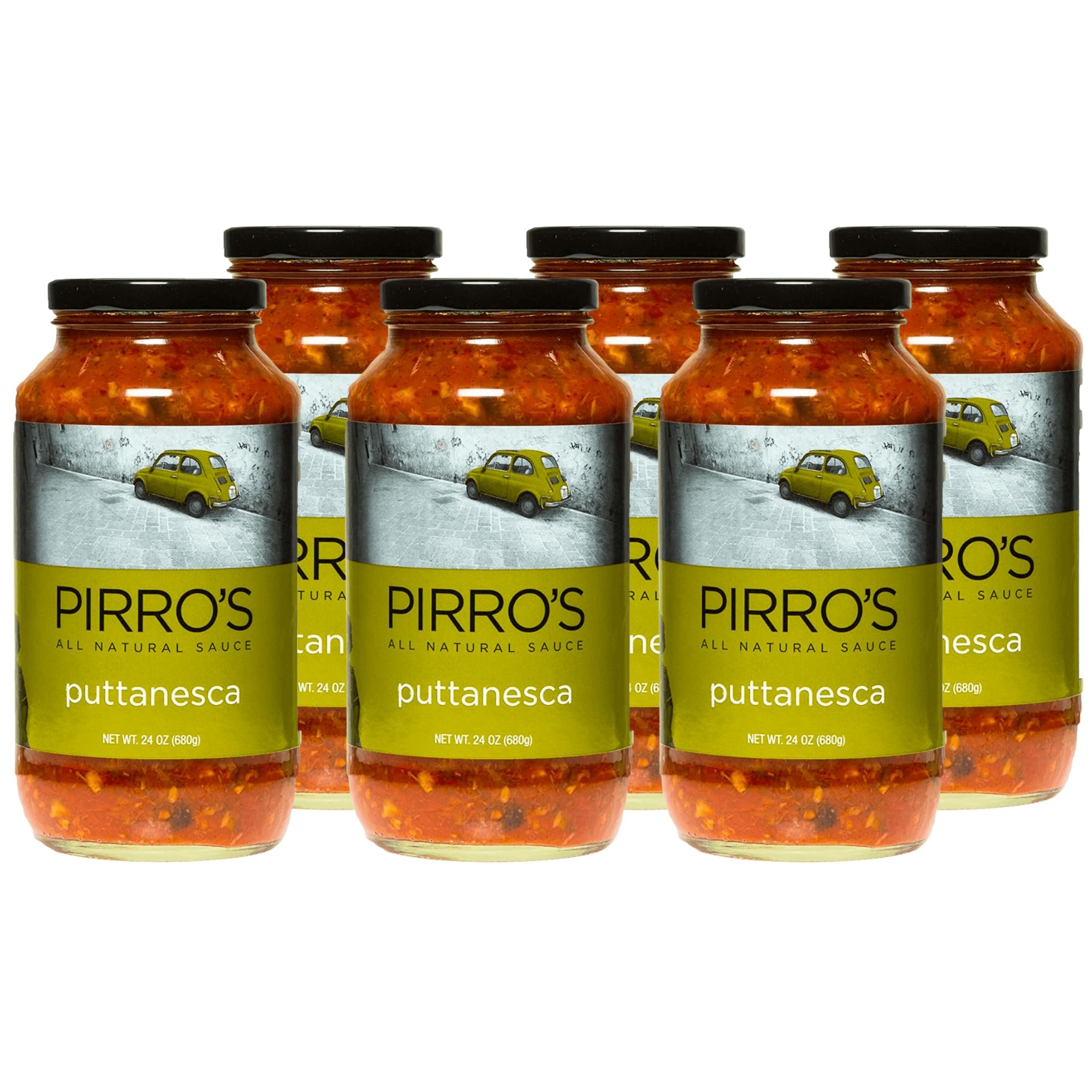 Pirro's Puttanesca, All Natural Sauce, 24 Ounce (Pack of 6)