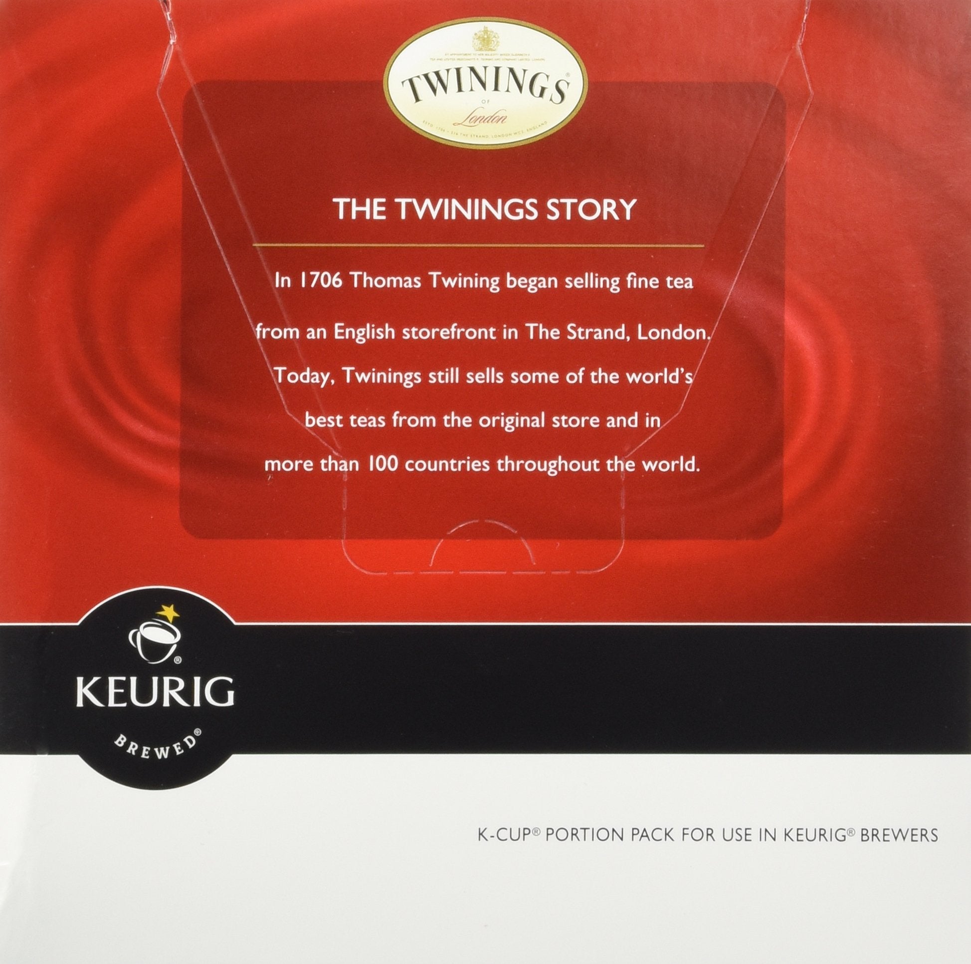 Twinings English Breakfast Tea Keurig K-Cups, 18 Count