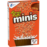 Reese's Puffs Minis Breakfast Cereal, Chocolate Peanut Butter Cereal, 11.7 OZ