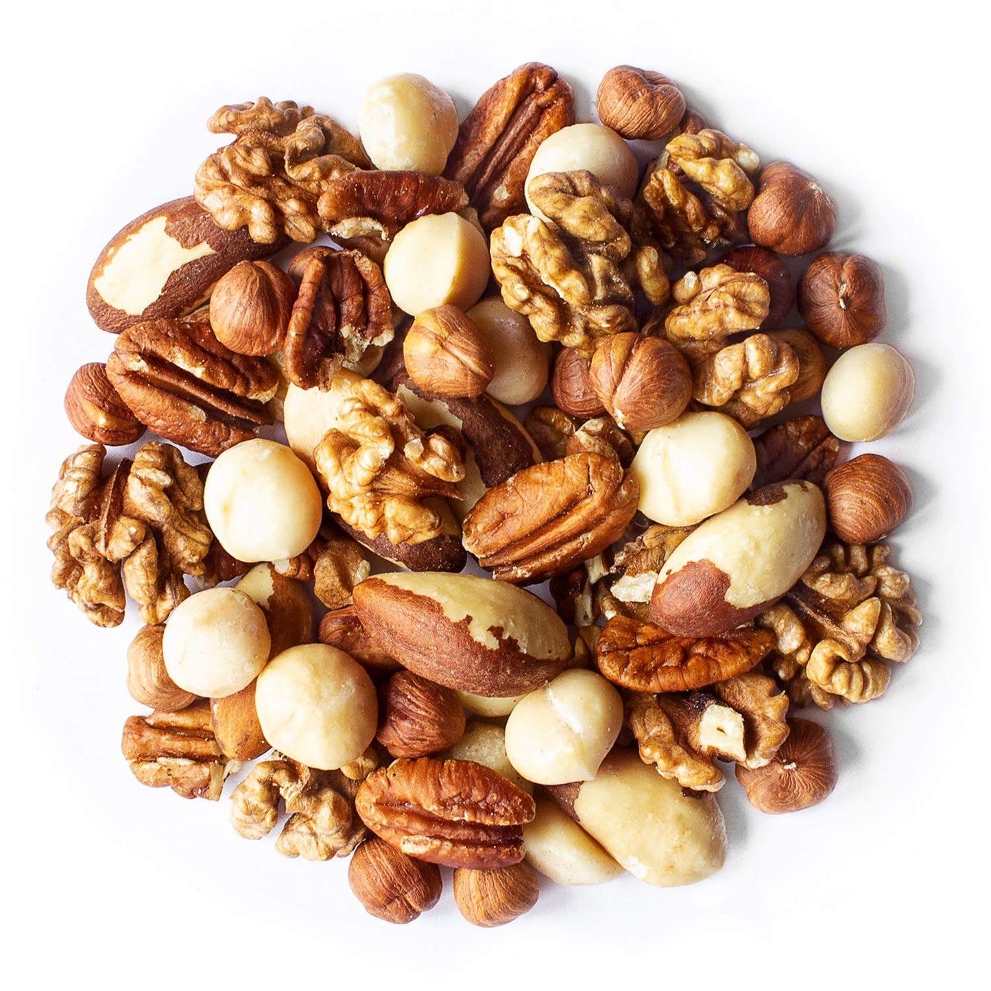 Food to Live Organic Keto Raw Nuts Mix, 8 Ounces - Snack Contains Non-GMO Brazil Nuts, Pecans, Walnuts, Hazelnuts & Macadamia Nuts, Low Carb Vegan