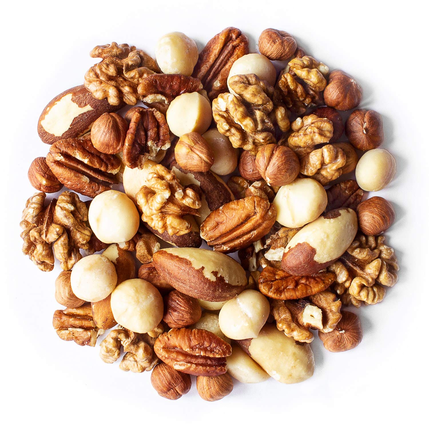 Food to Live Organic Keto Raw Nuts Mix, 8 Ounces - Snack Contains Non-GMO Brazil Nuts, Pecans, Walnuts, Hazelnuts & Macadamia Nuts, Low Carb Vegan