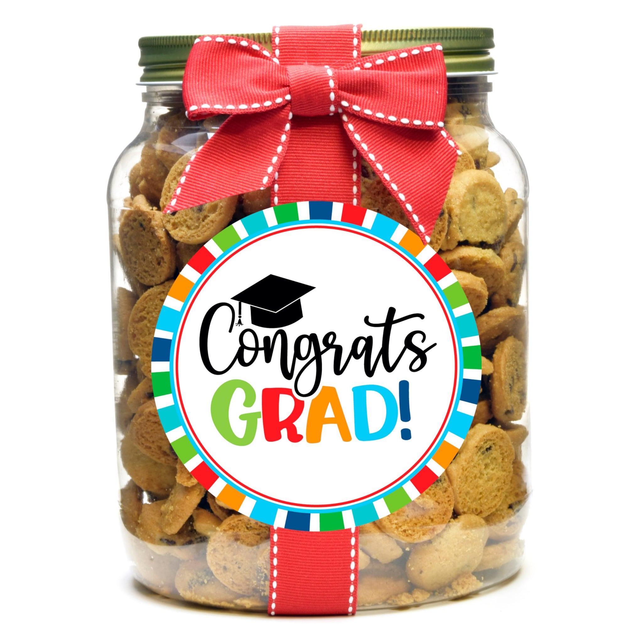Nam's Bits Chocolate Chip Cookies - Graduation Congratulations Half Gallon Jar - CGR