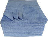 CleanAide Microfiber Cleaning Cloths, All-Purpose Reusable Lint-Free and Absorbent Towels for Kitchen, Home, Car Use, 350GSM, 12 x 12 in. Blue
