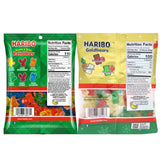 Christmas Haribo Gummy Bears and Sweet and Sour Reindeer, Holiday Chewy Fruit Candies, Festive Stocking Stuffer Gifts, 4 Ounces (Pack of 2)