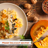 Dried Pumpkin Pieces by Its Delish, 24 OZ Jumbo Container | Gourmet Dehydrated Chopped Pumpkin Dices for Healthy Cooking & Baking Vegetable Soup