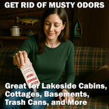 Sprinkle Fresh Carpet Freshener & Deodorizer Powder, Use on Upholstery, Garbage Cans & Dumpsters, 16 oz