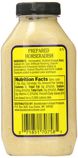 Bookbinder's Prepared Horseradish, 9.75 Ounce (Pack of 9)