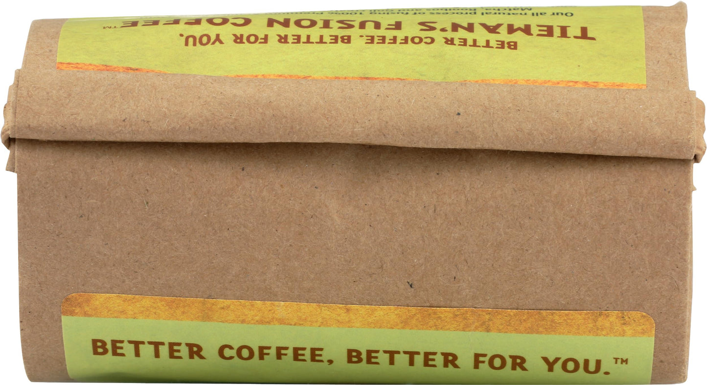 Tiemans Coffee, Coffee Decaffinated Ground, 10 Ounce