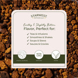 Starwest Botanicals Organic Dried Chaga Mushrooms - Cut and Sifted Chaga for Tea, Soups, Stews, Shakes, & More, Natural Earthy Flavor, Non GMO - 4 oz