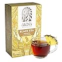 AKINA - Pineapple Flavored Black Tea Bags, Individually Wrapped, Fruity Envelope Kenyan Pineapple Tea Bags, Sweet and Tangy with Uplifting Tropical