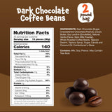 Dark Chocolate Covered Espresso Coffee Beans - 2 Pound Bulk Pack