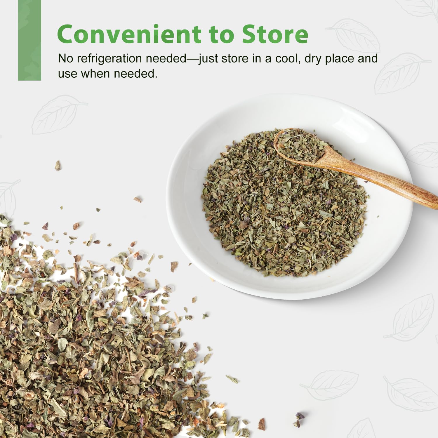 Soeos Basil Leaves, 5 oz (142g), Cut and Sifted, Dried Basil Leaves, Pairs Well with Pasta, Salad, Pizza, Sauces, Poultry, An Essential Seasoning