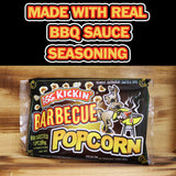 ASS KICKIN' BBQ Microwave Popcorn Bags - 12 Pack - Ultimate Barbecue Gourmet Popcorn Gift - Makes a Great Movie Theater Popcorn or Snack Food