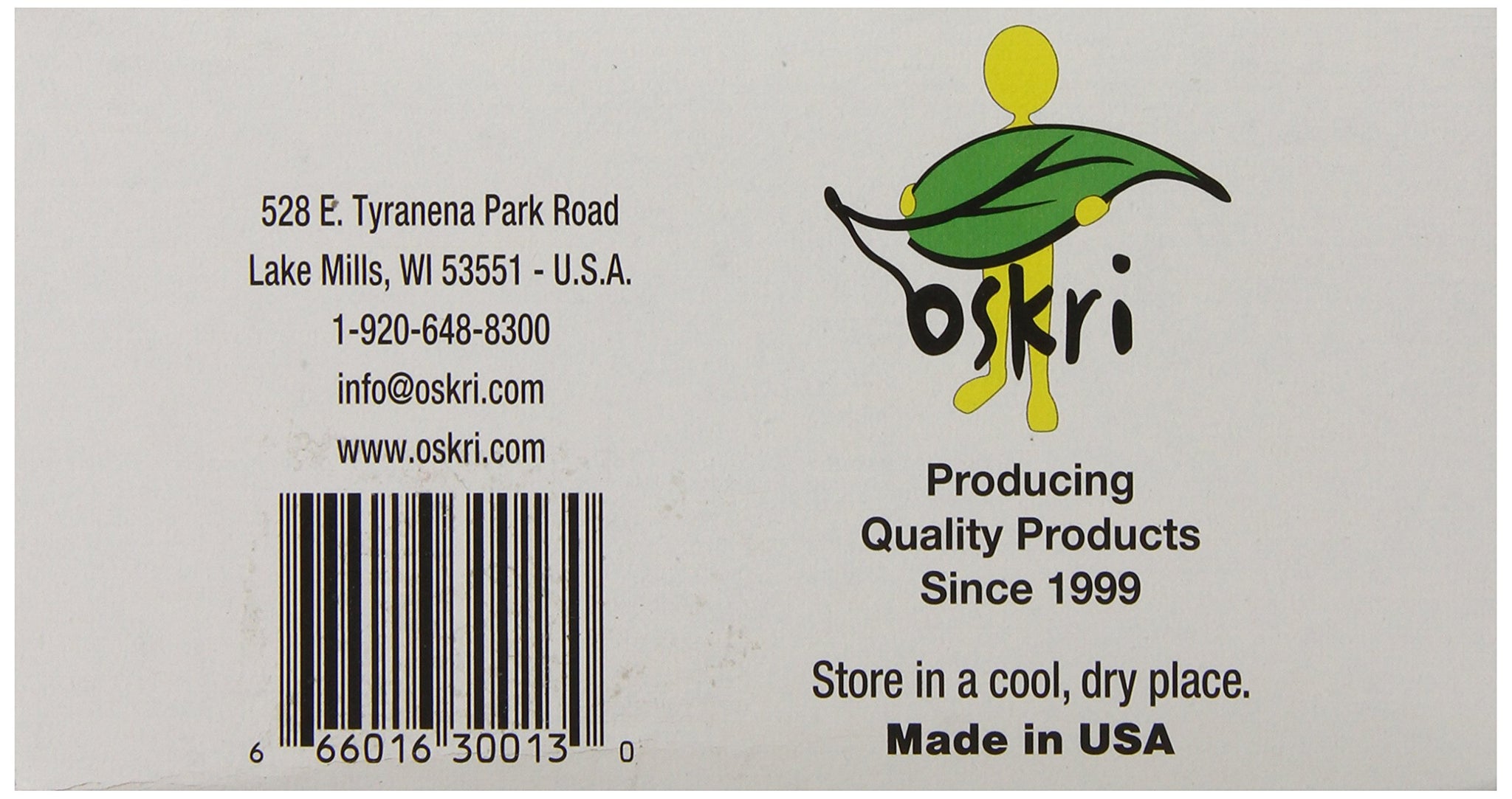 Oskri Granola Nut Free Bar, Raisins with Dark Chocolate, 1.9-Ounce (Pack of 20)