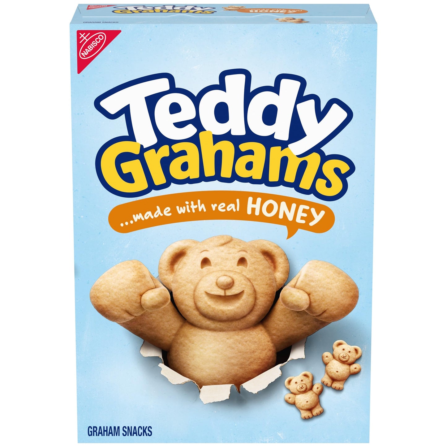 Teddy Grahams, Honey Graham Snacks, Kids Snacks, 10 Ounce