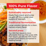 Red Boat Fish Sauce | Premium 31°N fish sauce sustainably made with just three ingredients in Vietnam | Keto, Paleo, & Whole 30 friendly | Gluten