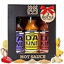 Da Kine Hawaiian Hot Sauce Sampler - Hot Soy, Mustard & Classic - Made with Pineapple Juice for Meat Tenderizing, Ideal for Marinades and Dipping