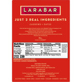 Larabar Cashew Cookie, Fruit and Nut Bars, Gluten Free and Vegan, 27.2 oz, 16 Ct