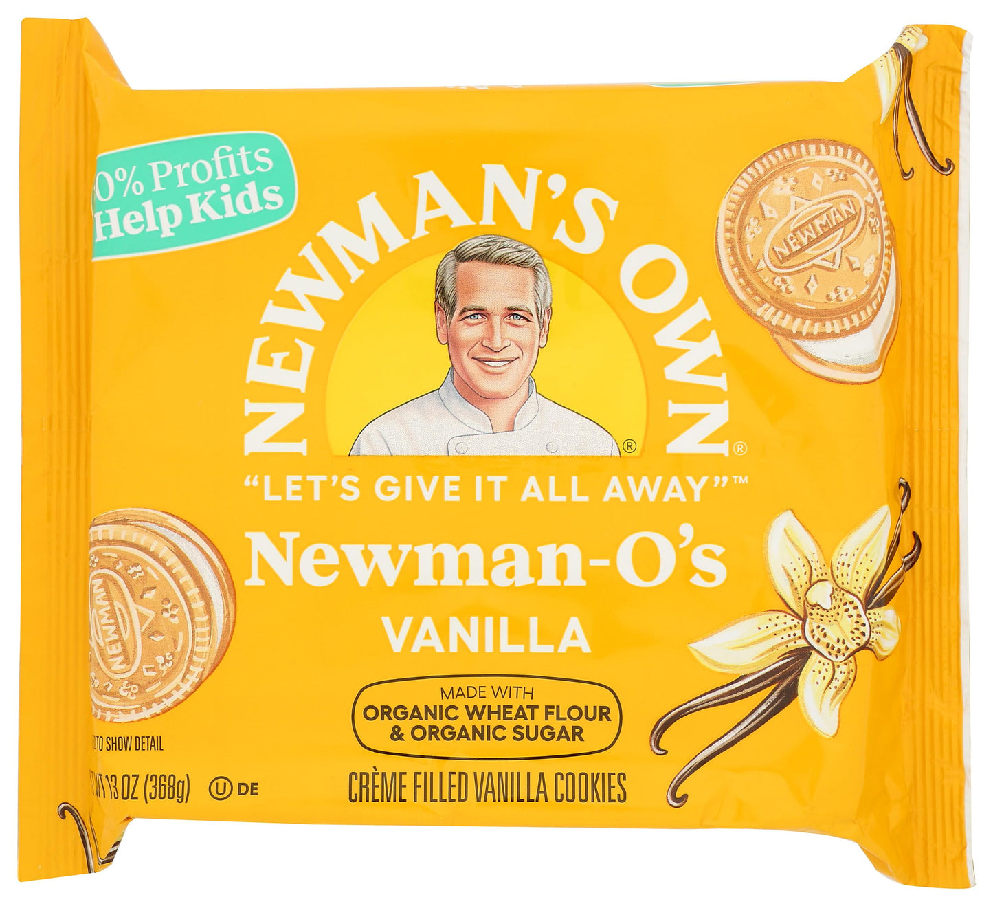 NEWMANS OWN ORGANICS Vanilla Cremes Cookies, 13 OZ