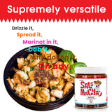 SAUCE UP Smoky Salsa Macha Chili Oil | Authentic Mexican Flavor | Chipotle, Nuts, Seeds | Vegan, Keto, Gluten-Free, No MSG, 100% Natural | Handcrafted