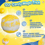 Freeze Dried Lemon Heads (10oz) - Made From Lemonheads Candy By Cryo Crunch- Freeze Dried Lemonheads Made In US Freeze Dried Lemon Candy