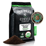 The Bean Organic Coffee Company 50/50 (Half Caff) French Roast, 50% Decaf, Dark Roast, Ground Coffee, 16-Ounce Bag, Café Molido Tostado Orgánico