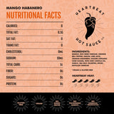 Heartbeat Hot Sauce Co. | Mango Habanero, 6 oz. 6 pack