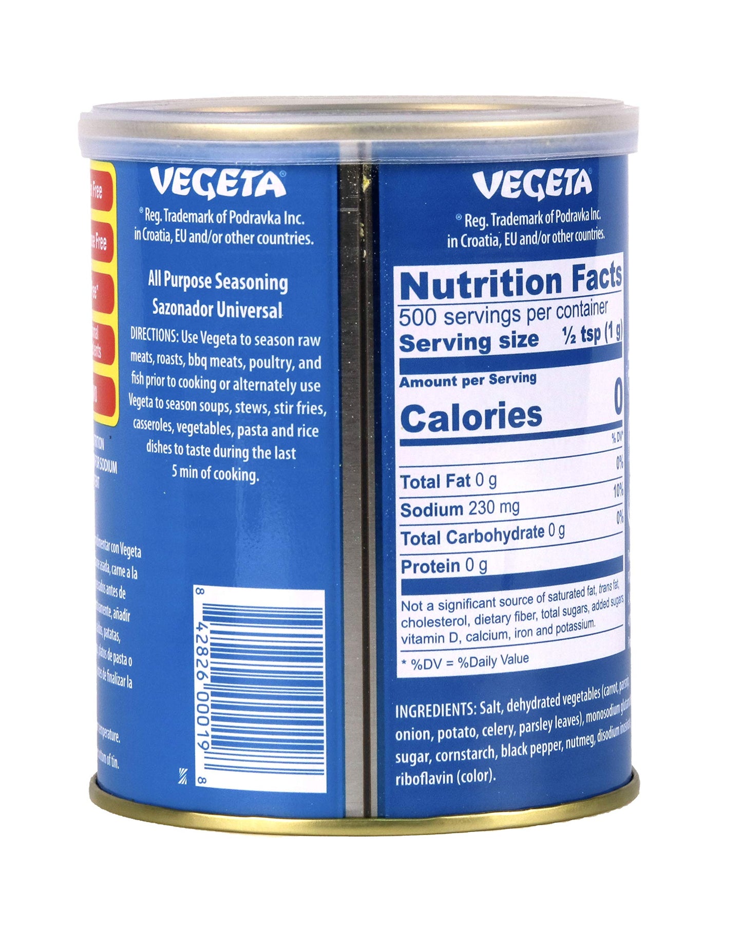 Vegeta Gourmet Seasoning Tin, 17.5 oz.