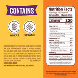Thomas' Cinnamon Raisin Bagels, 6 count, (3.0 oz each), 8g Protein, Kosher Bagels, 18 oz Bag