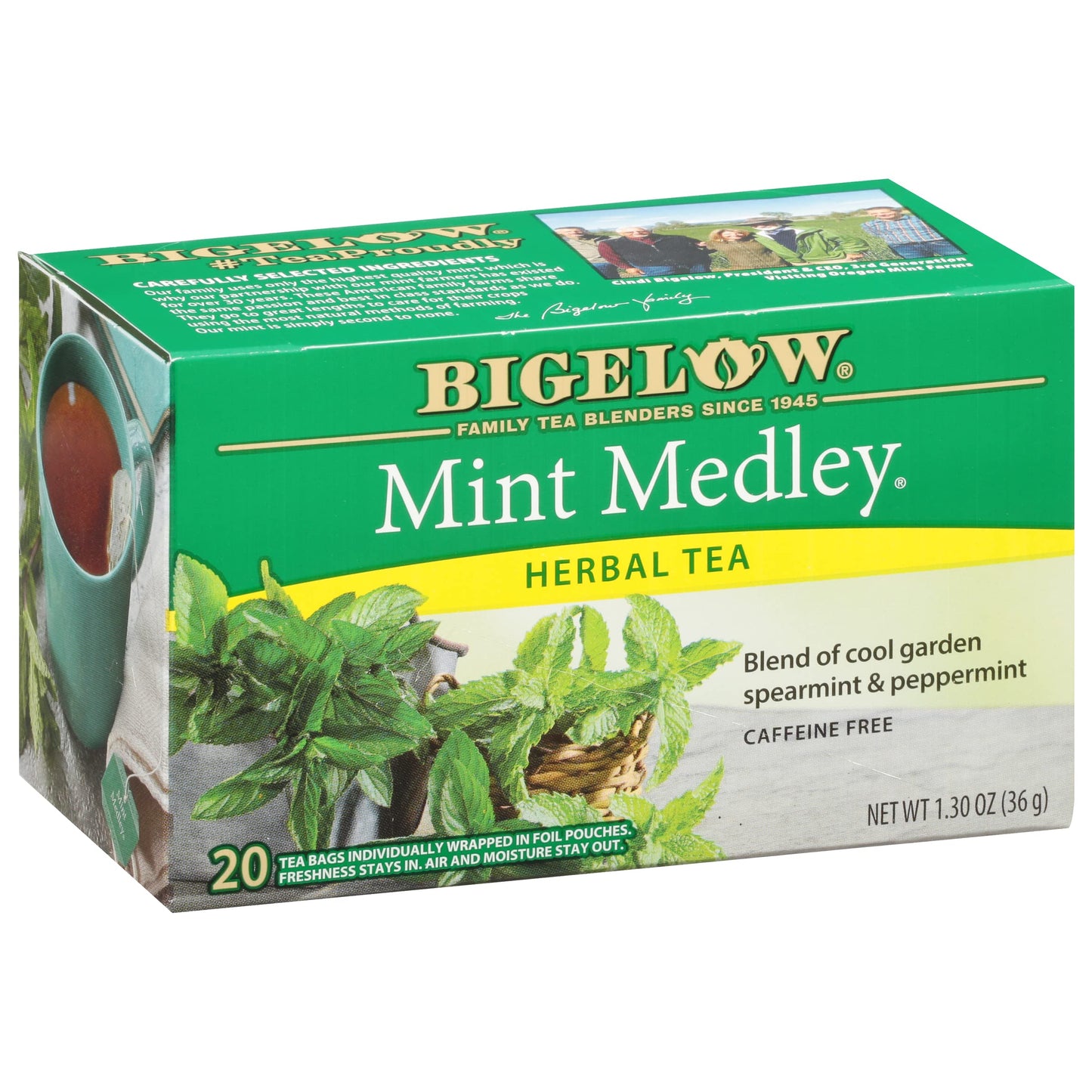 Bigelow Tea Mint Medley Tea, 20 ct