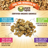 Pure Bliss Organic Grain Free Granola (Carrot Cake) Paleo Friendly, Gluten Free, Vegan, Best-Tasting, Non-GMO, Low Carb Snack, All Real Super Food