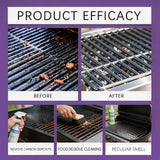 FKMEE Larnto Heavy Duty Grill Degreaser Spray, Fast-Acting BBQ Grill Cleaner and Degreaser, Multi Functional Grease Remover for Burnt Food, Oven