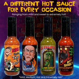 Jeff Dunham - Achmed's Keeler Hot Sauce with Scorpion, Carolina Reaper, and Ghost Peppers | Super Hot and Spicy Sauce for the Brave and Bold (5 fl oz)