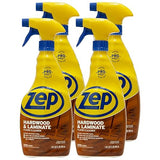 Zep Hardwood and Laminate Floor Cleaner - 32 Oz (Case of 4) - ZUHLF324 - Cleans Spots, Stains, and Scuffs while Restoring Shine on Hardwood, Laminate