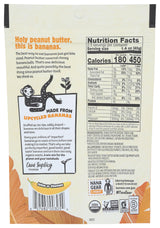 Barnana Organic Peanut Butter Dipped Chewy Banana Bites, 3.5 Ounce Bag