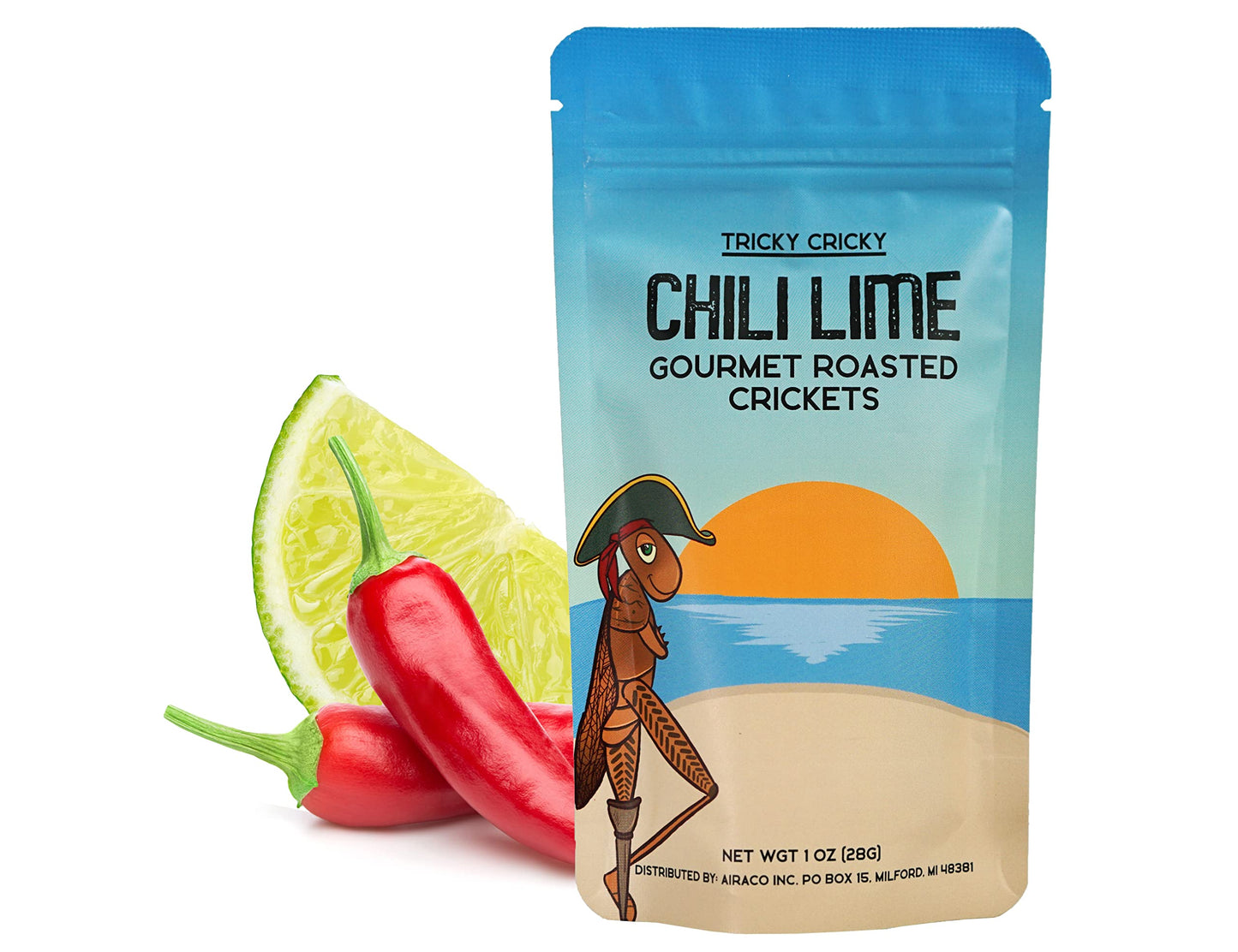 Tricky Cricky Edible Flavored Cricket Snacks for Humans - USA Grown - Unique & Healthy Gourmet Snacks for Adults - High Protein, Low Carb, Low Calorie