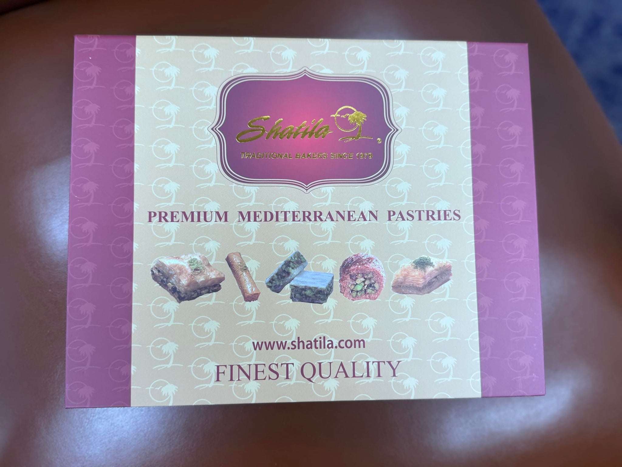 Shatila Food Products Signature Baklawa Box, Assorted Baklava Pastry Gift, Mediterranean Sweets Arabic Desserts, 27-Pieces
