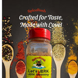 Jamaican Jerk Seasoning Jamaican Style Dry Rub, Caribbean All Purpose Spice Mix for Chicken, Meat and Seafood, Traditional Jerk Flavor Blend, No MSG