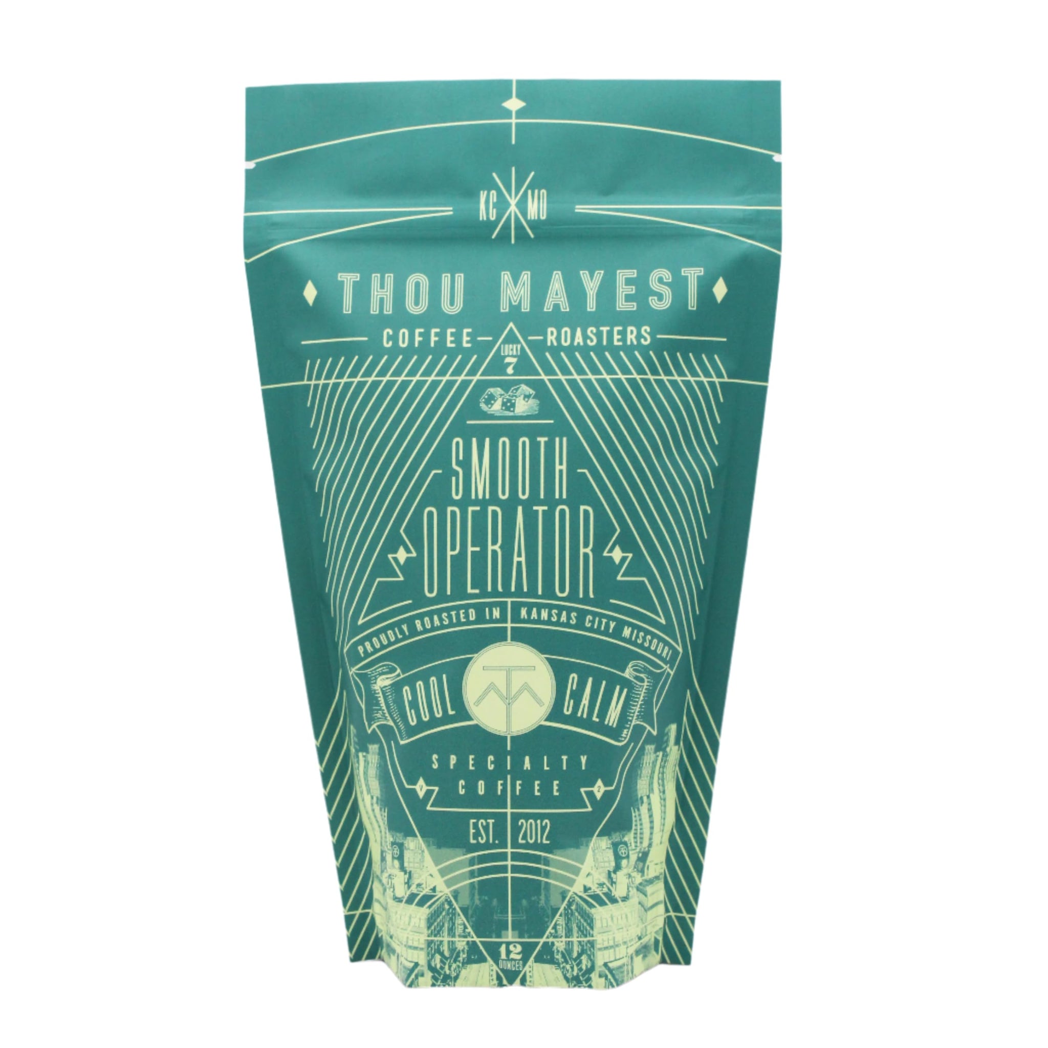 Smooth Operator Coffee by Thou Mayest - Smooth & Balanced Medium Roast - 12oz Whole Bean