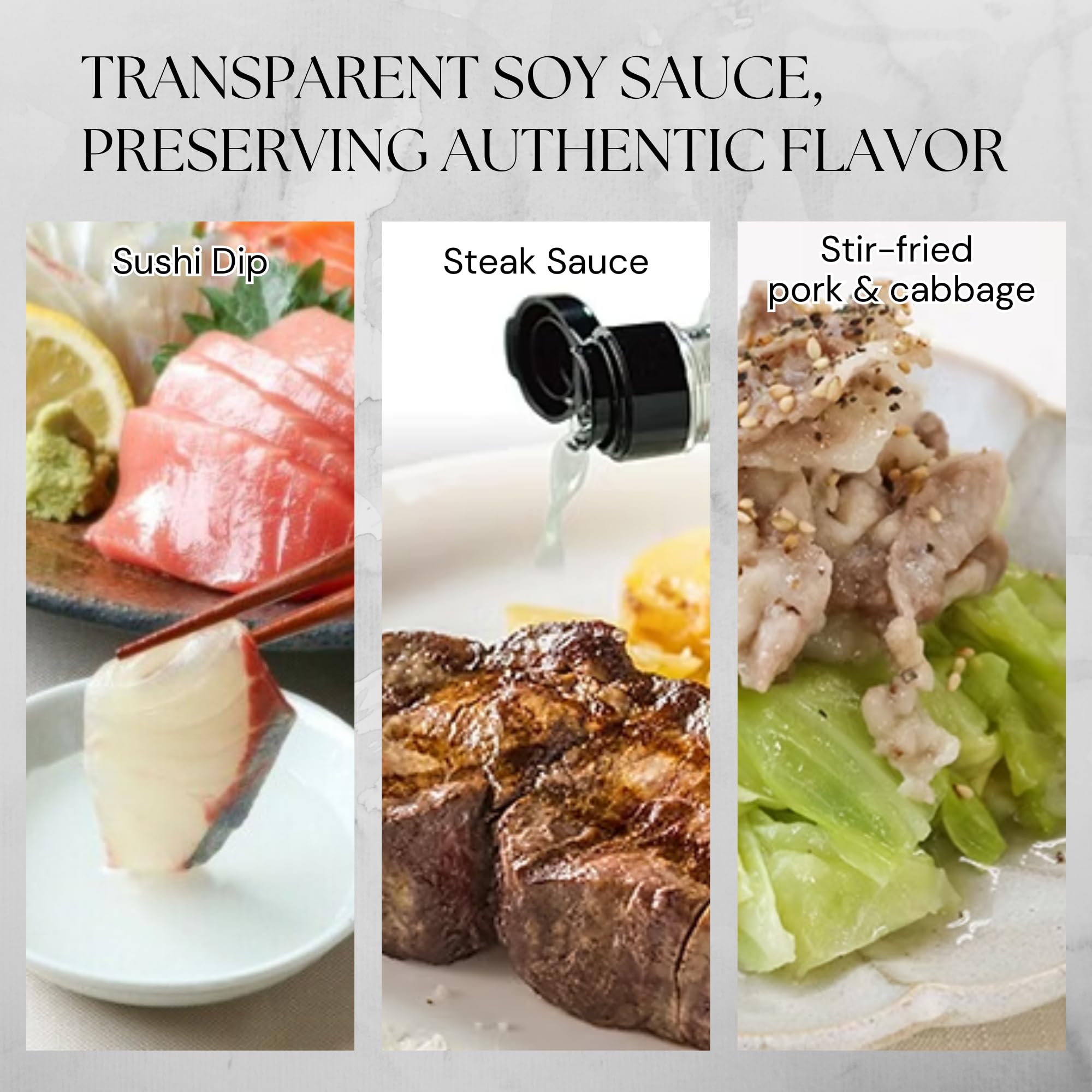 Fundodai EX Clear Soy Sauce - Premium Transparent Soy Sauce, Pure Artisan Japanese Shoyu | Product of Japan, 3.38 Fl oz. (100ml)