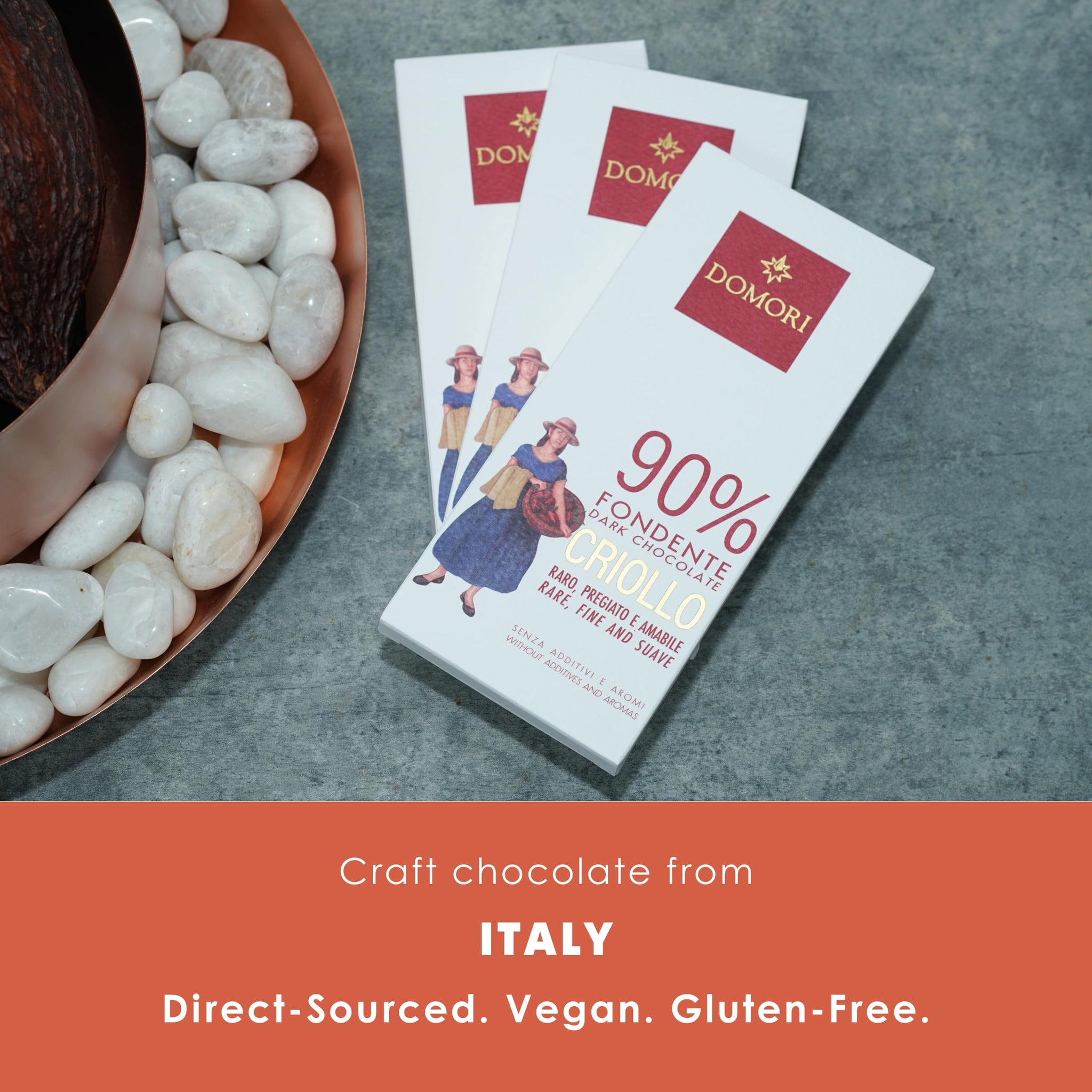 Domori - Criollo Blend Chocolate Bundles (90%, 3 Pack)