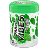 Trident Vibes Sugar Free Gum, Spearmint Rush Flavor, 1 Go-Cup (40 Pieces Total)