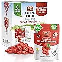 Pol’s Freeze Fresh - 6 Pack Sliced Freeze-Dried Strawberries (1 Oz Each) - No Added Sugar, Non-GMO, Vegan, Gluten-Free Single-Serve Snack Packs