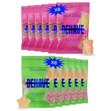BEHAVE Low Sugar Gummy Candy (The Everything Sour Pack, 12 Pouches) | Keto, Diabetic Friendly, High Fiber, Gluten-Free & Non-GMO