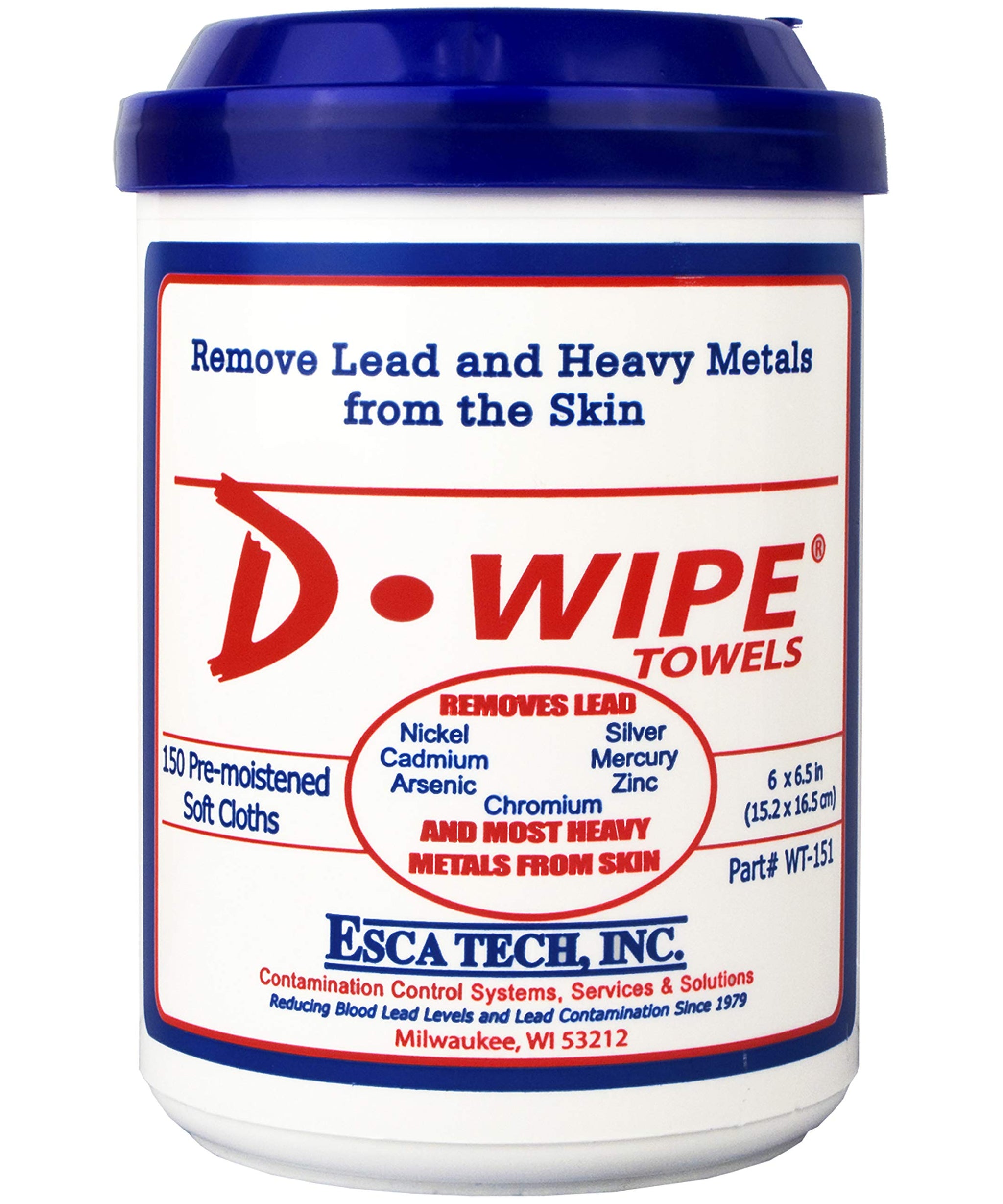 D-Lead D-Wipe Disposable Towels - 150 towels Per Container, WT-151