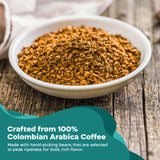 Juan Valdez Decaffeinated Freeze Dried Coffee | 100% Colombian Arabica Beans | 100% Colombian Coffee | 3.5 oz / 100 gr Jar | Rich Flavor, Naturally
