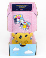 Hello Kitty & Friends Happy Birthday Sweet Treat Gift Box - Includes 1 Jumbo Strawberry Milk Crispy Treat with Edible Design, Ready-to-Gift Unique